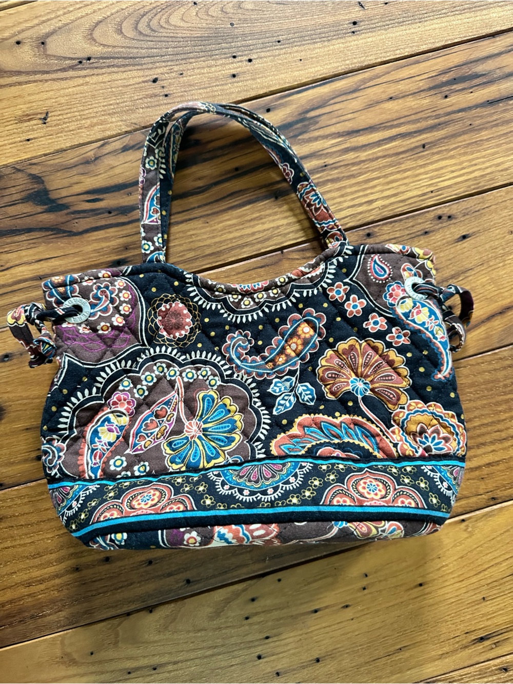 Y2K Vera Bradley Paisley Print Sherry Handbag Kensington Tote
